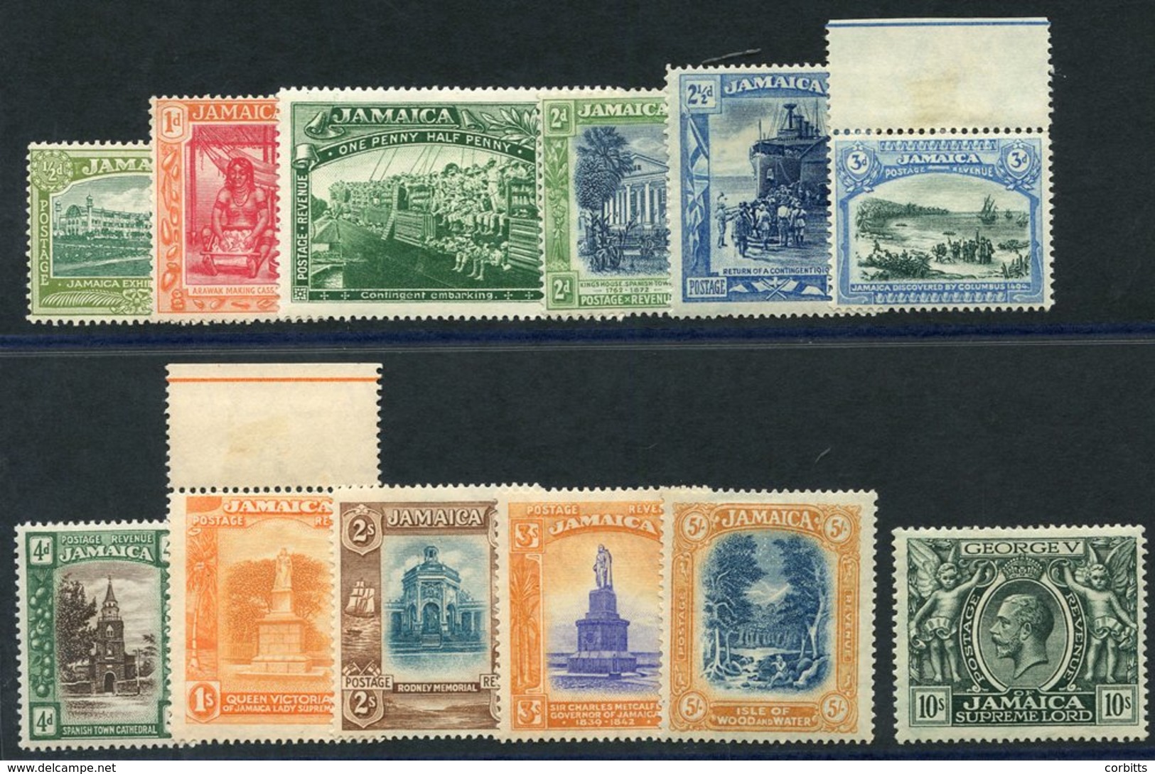 1919-21 Pictorial Defin Set, Fine M, SG.78/89. (12) Cat. £160. - Other & Unclassified