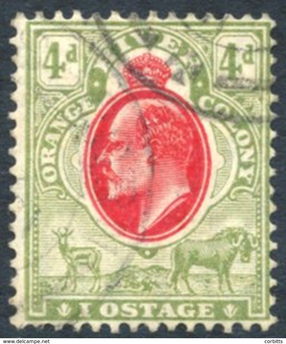 1905-09 4d Variety 'IOSTAGE' For 'POSTAGE' U, SG.150a. (1) Cat. £250 - Sonstige & Ohne Zuordnung