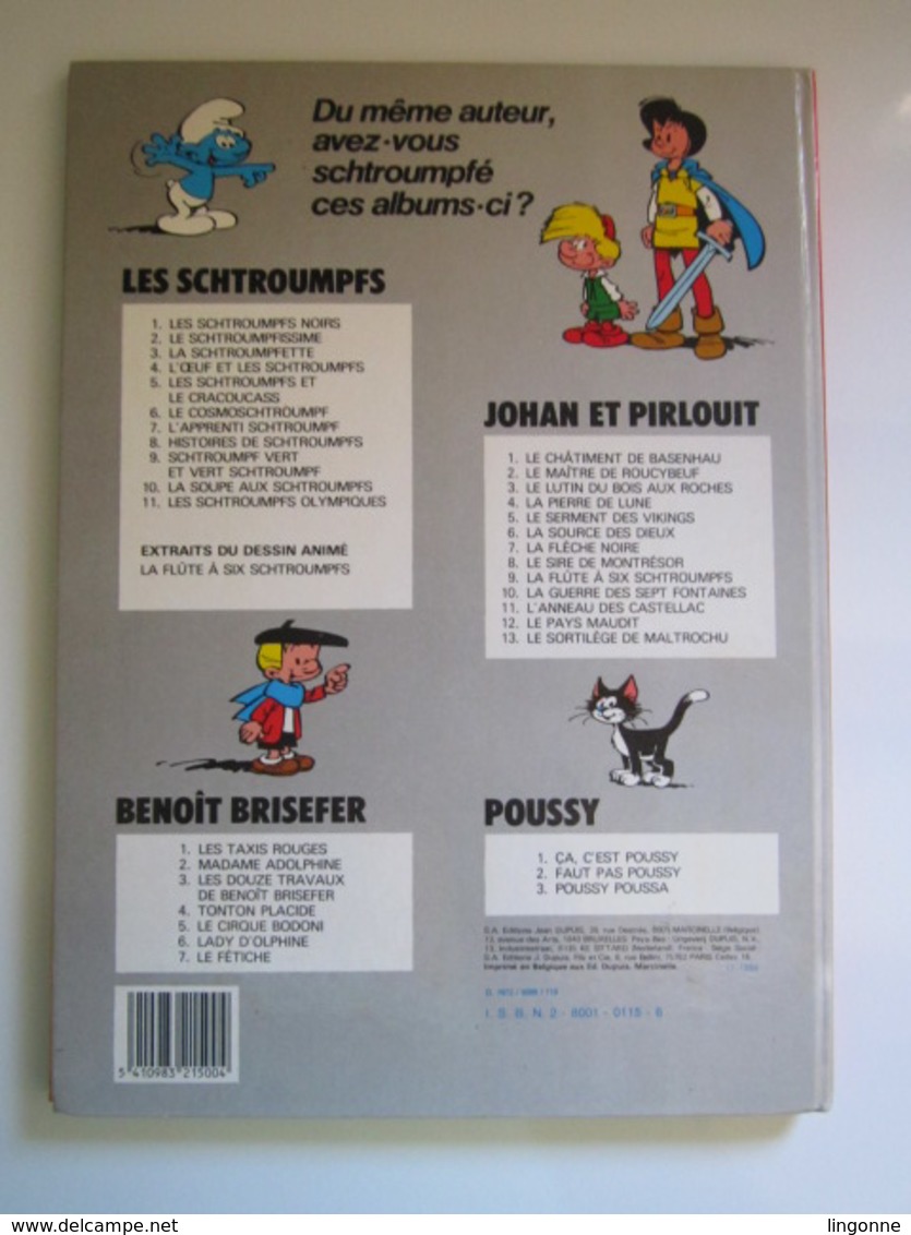 1976 BD HISTOIRES DE SCHTROUMPFS N°8 - Schtroumpfs, Les