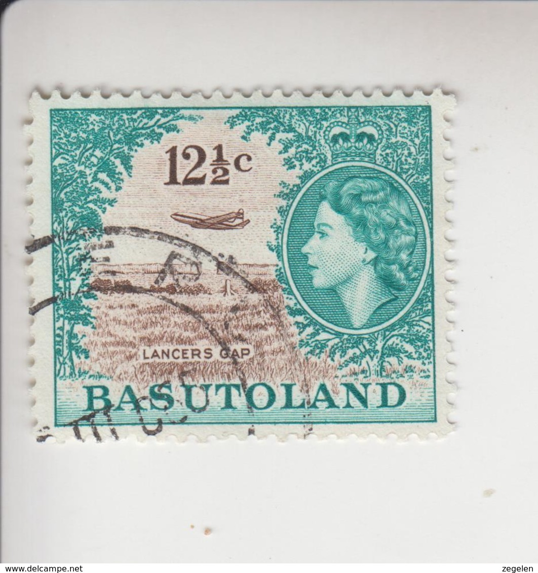 Basoetoland Michel-cat. 99 Gestempeld Tanbding 13 1/2 - 1933-1964 Colonie Britannique