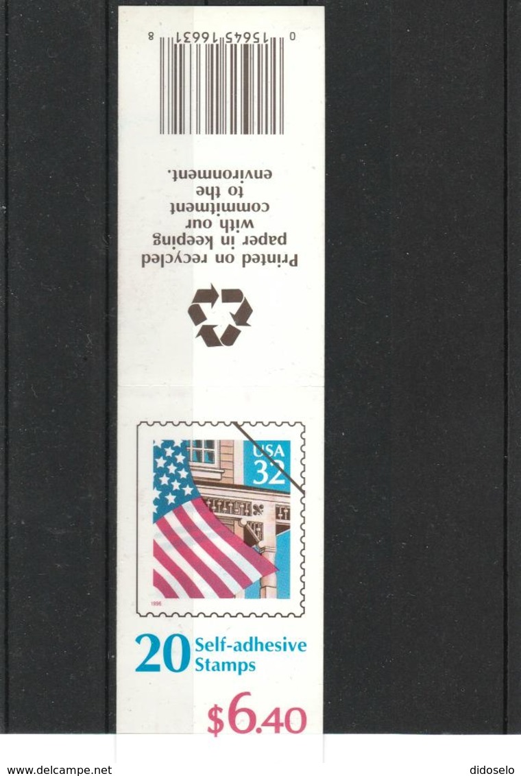 USA - 1996 - Booklet Michel # 197a - MNH (**) - 1981-...