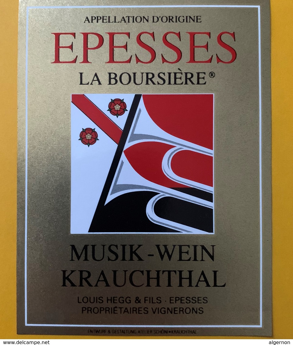 10856 - Epesses La Boursière Suisse Musik-wein Krauchthal - Muziek & Instrumenten