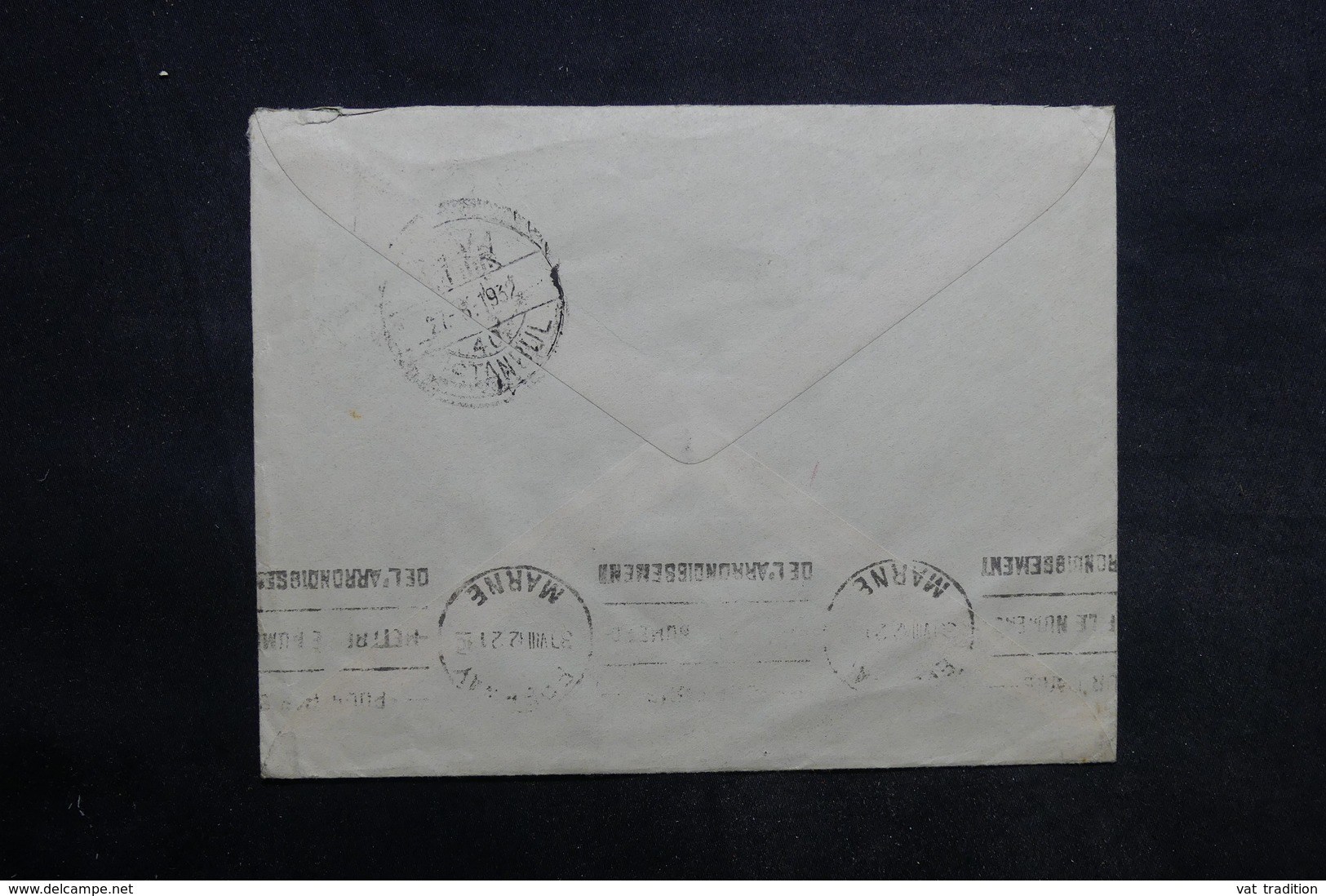 TURQUIE - Enveloppe Pour La France En 1921 , Affranchissement Plaisant - L 34038 - Brieven En Documenten