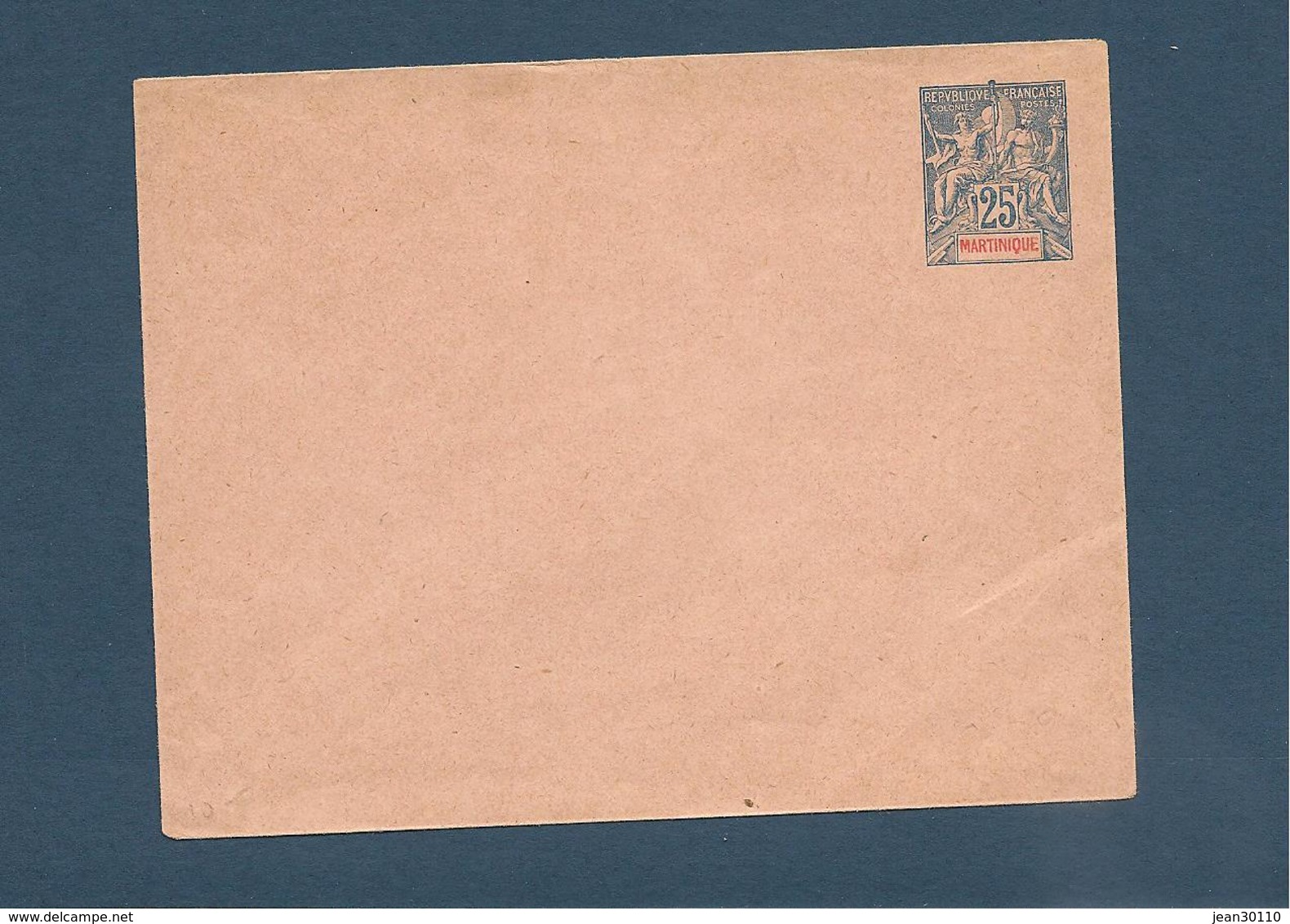 MARTINIQUE 1899/1906  ENVELOPPE  Pré Oblitérée 25 C Bleu - Storia Postale