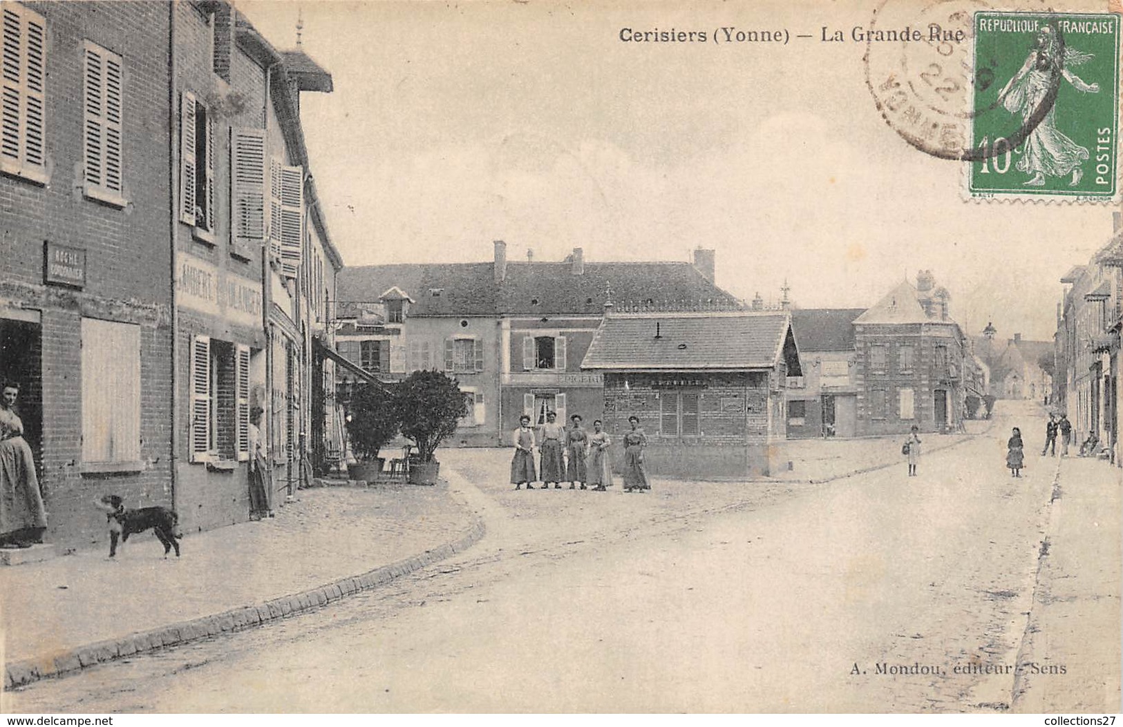 89-CERISIERS- LA GRANDE RUE - Cerisiers