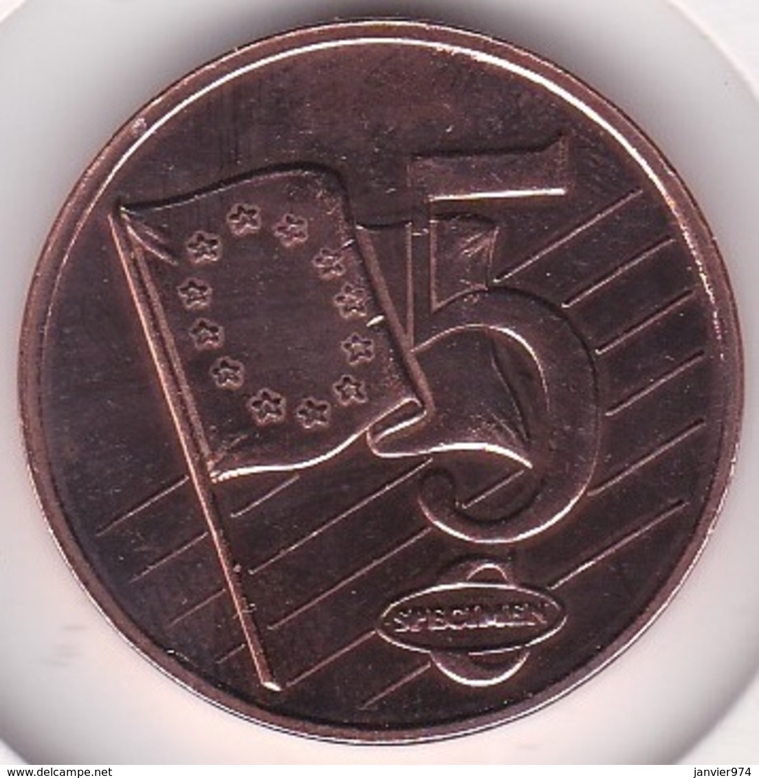 Malte. 5 Cents 2003. Specimen. Essai Probe - Otros & Sin Clasificación