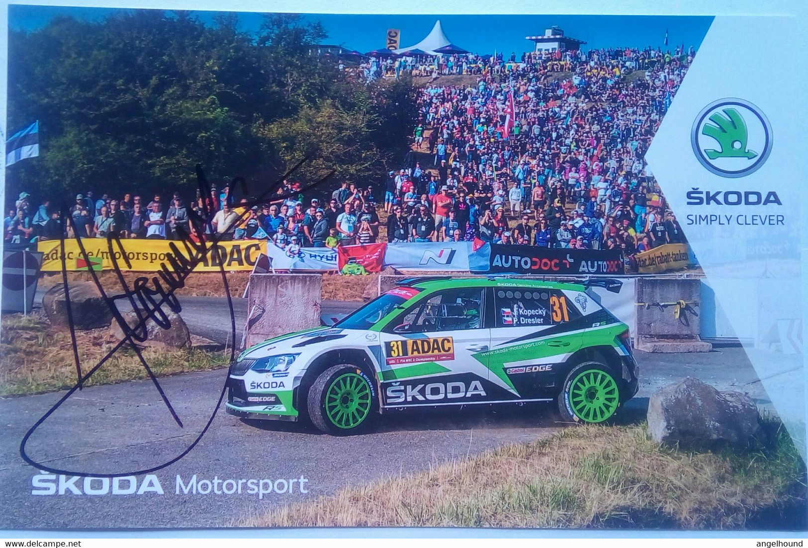 Skoda  Jan Kopecky , Pavel Dresler - Handtekening