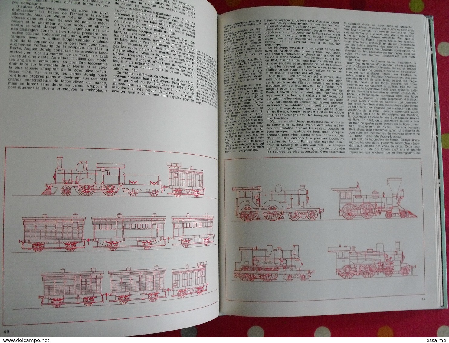 le monde fascinant des trains. david s. hamilton. Colinet Derogis. gründ 1977. bien illustré