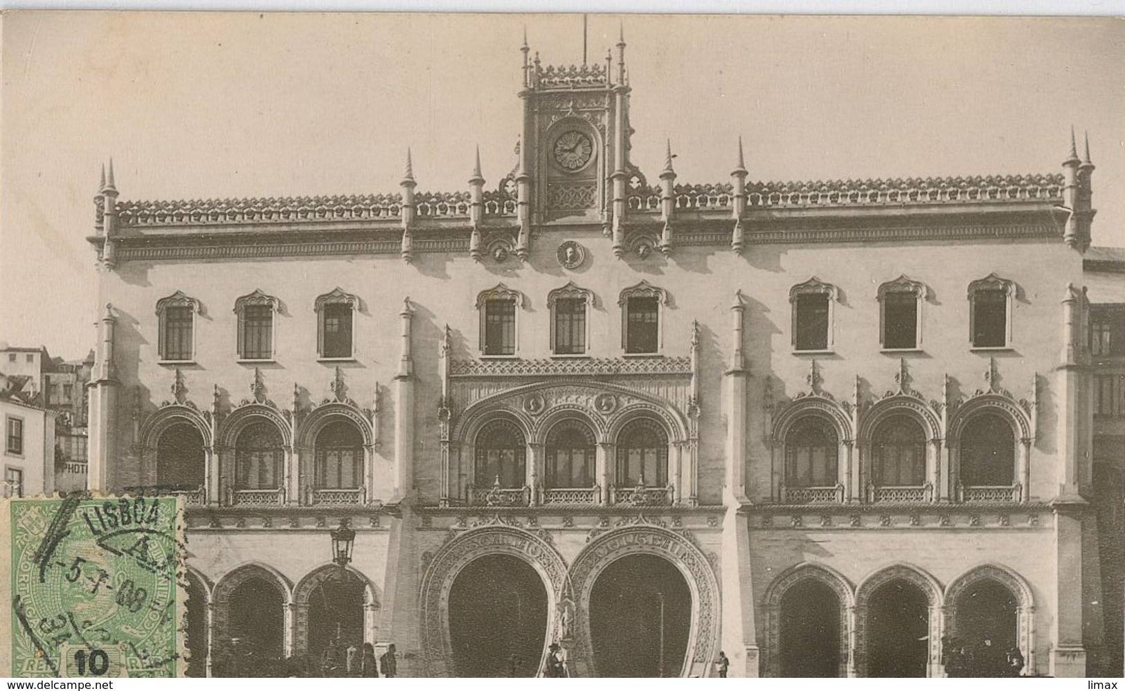 Lissabon Lisboa 1908 - Estacao Central - Rs.: Briefträgerstempel 703         [ALT  034] - Autres & Non Classés