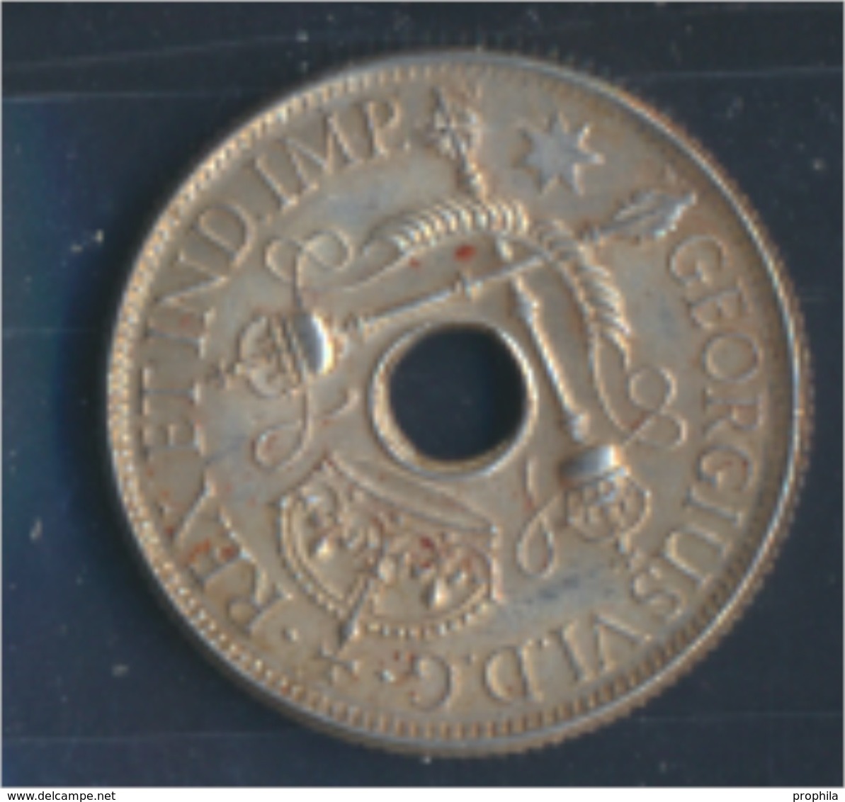 Neuguinea KM-Nr. : 8 1938 Vorzüglich Silber 1938 1 Shilling Zepter (8977156 - Papoea-Nieuw-Guinea