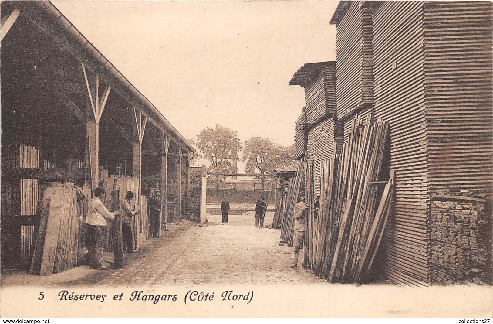 93-PANTIN- MEUBLES EN HATRE ET BOIS BLANC- ETS FELIX LOUIS- RESERVES ET HANGARS CÔTE NORD - Pantin