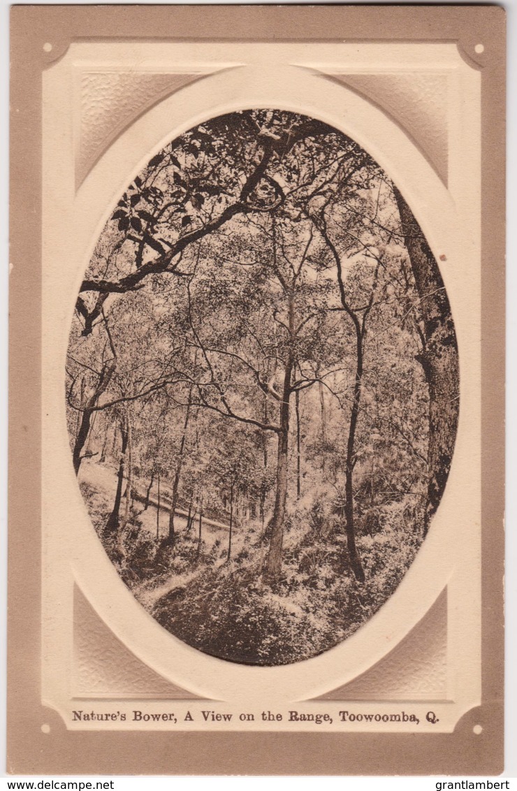 Nature's Bower, A View On The Range, Toowoomba, Queensland - Vintage With Message, 1911 - Towoomba / Darling Downs