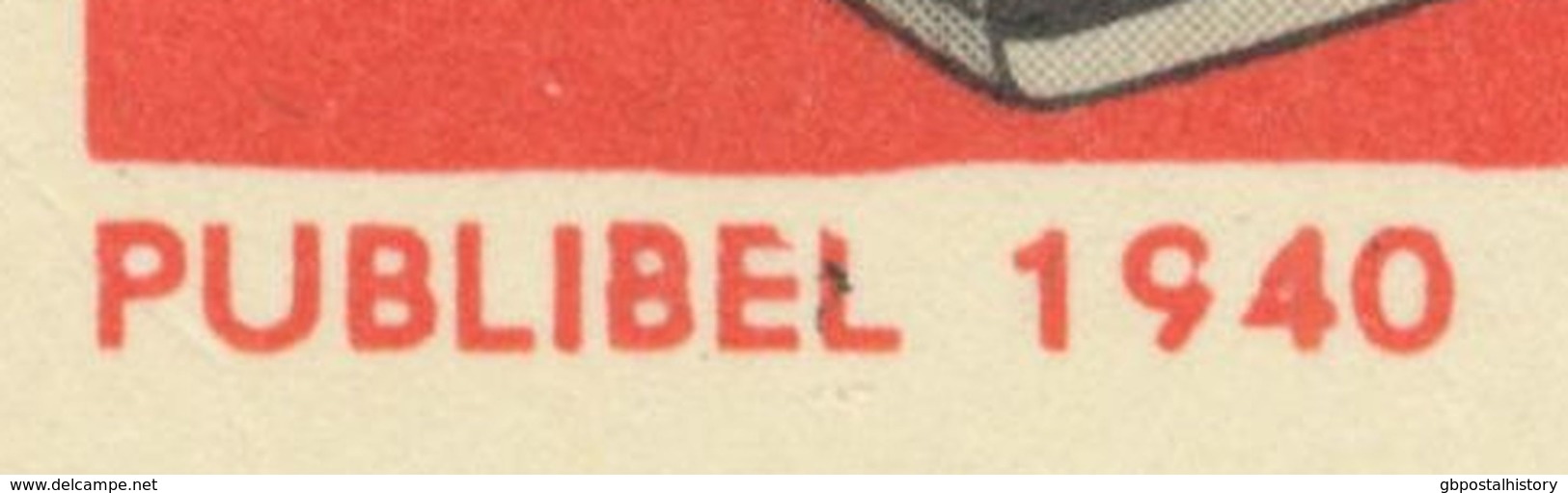 BELGIUM AALTER B 1 SC 1963 (Postal Stationery 2 F, PUBLIBEL 1940) CONSTANT VARIETY: See Bottom Of Design + "EL" And "94" - Autres & Non Classés