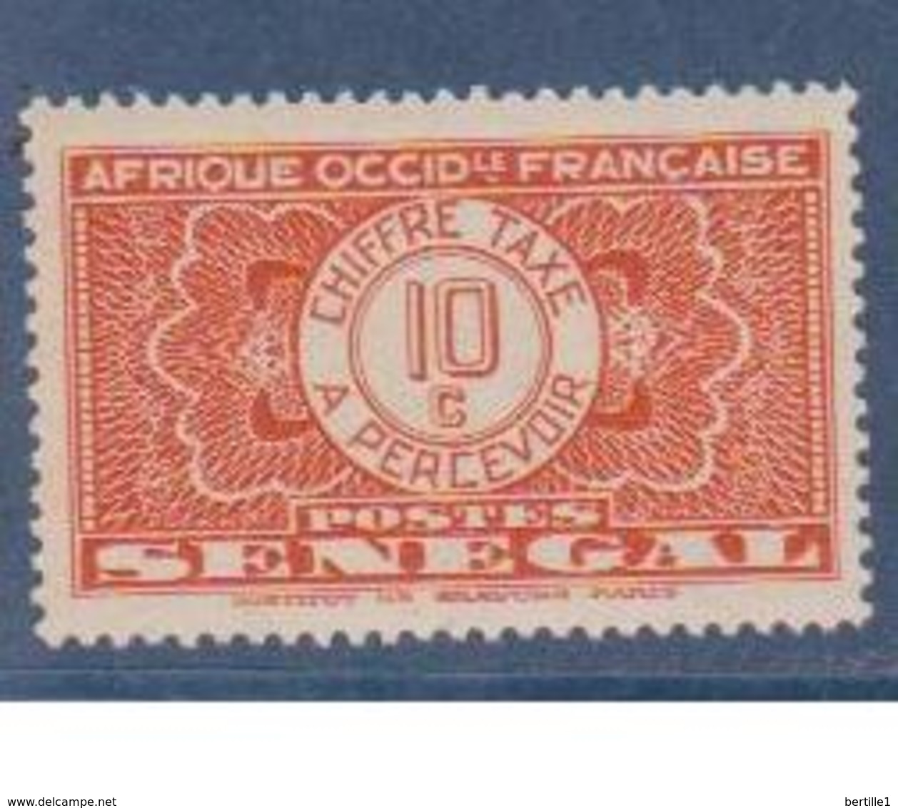 SENEGAL       N° YVERT   TAXE 23     NEUF SANS GOMME     (  SG   01/30 ) - Postage Due