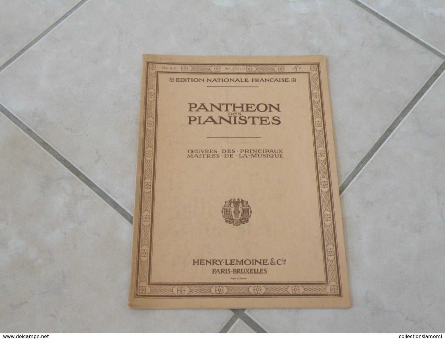 Panthéon Des Pianistes Ouverture Piano, Violon, Violoncelle & Orgue (Musique Weber, Obéron) - Partition - Sonstige