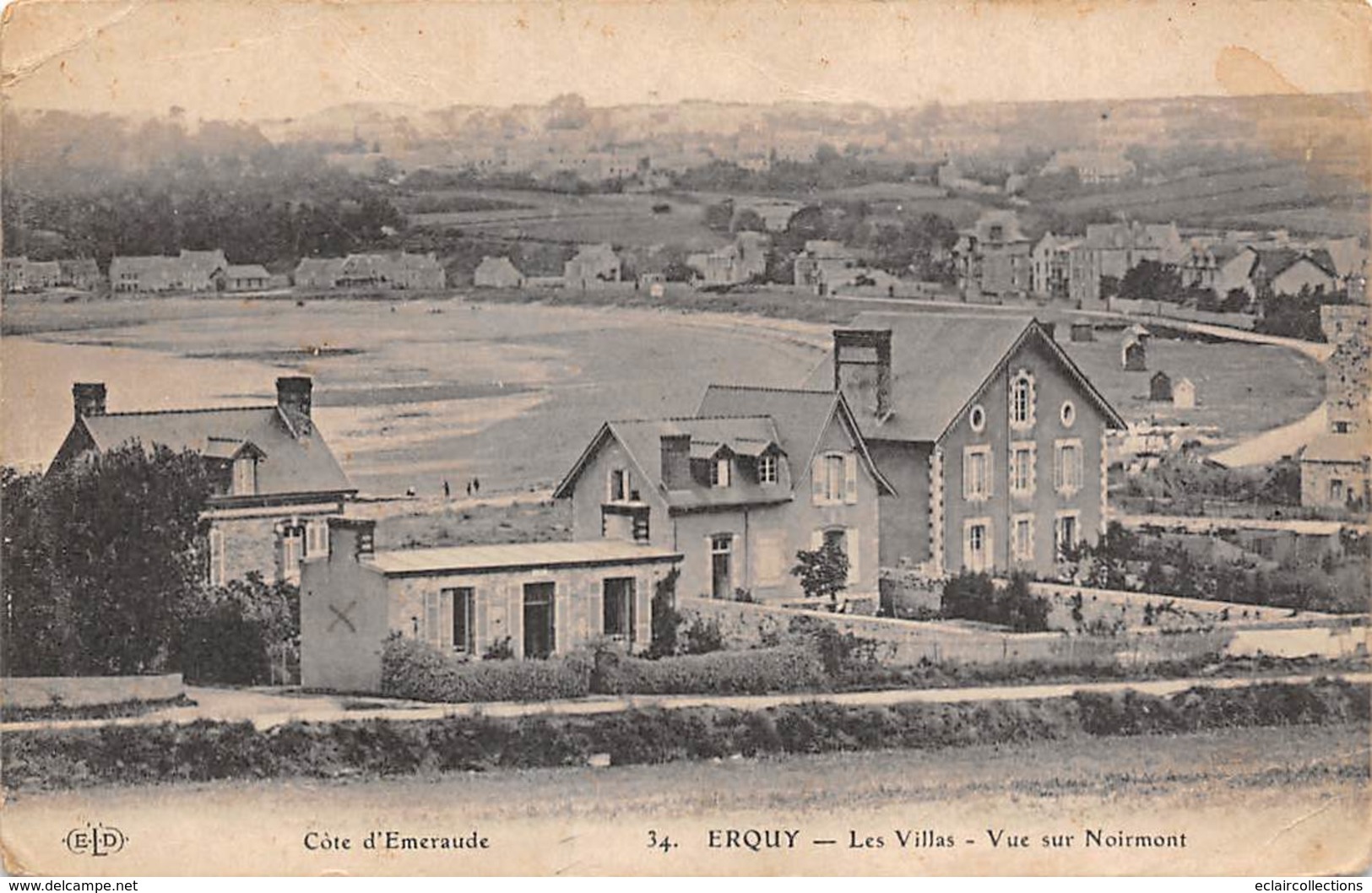 Erquy        22     Les Villas Vue De Noirmont    (voir Scan) - Erquy