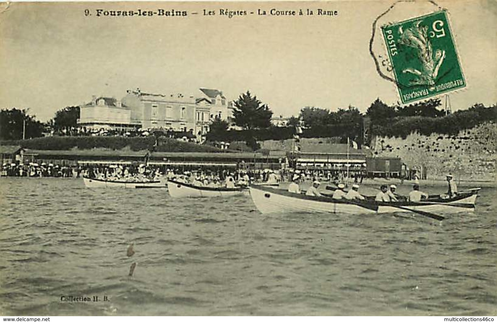 #080719A - SPORT - FOURAS LES BAINS Les Régates Course à La Rame - Aviron