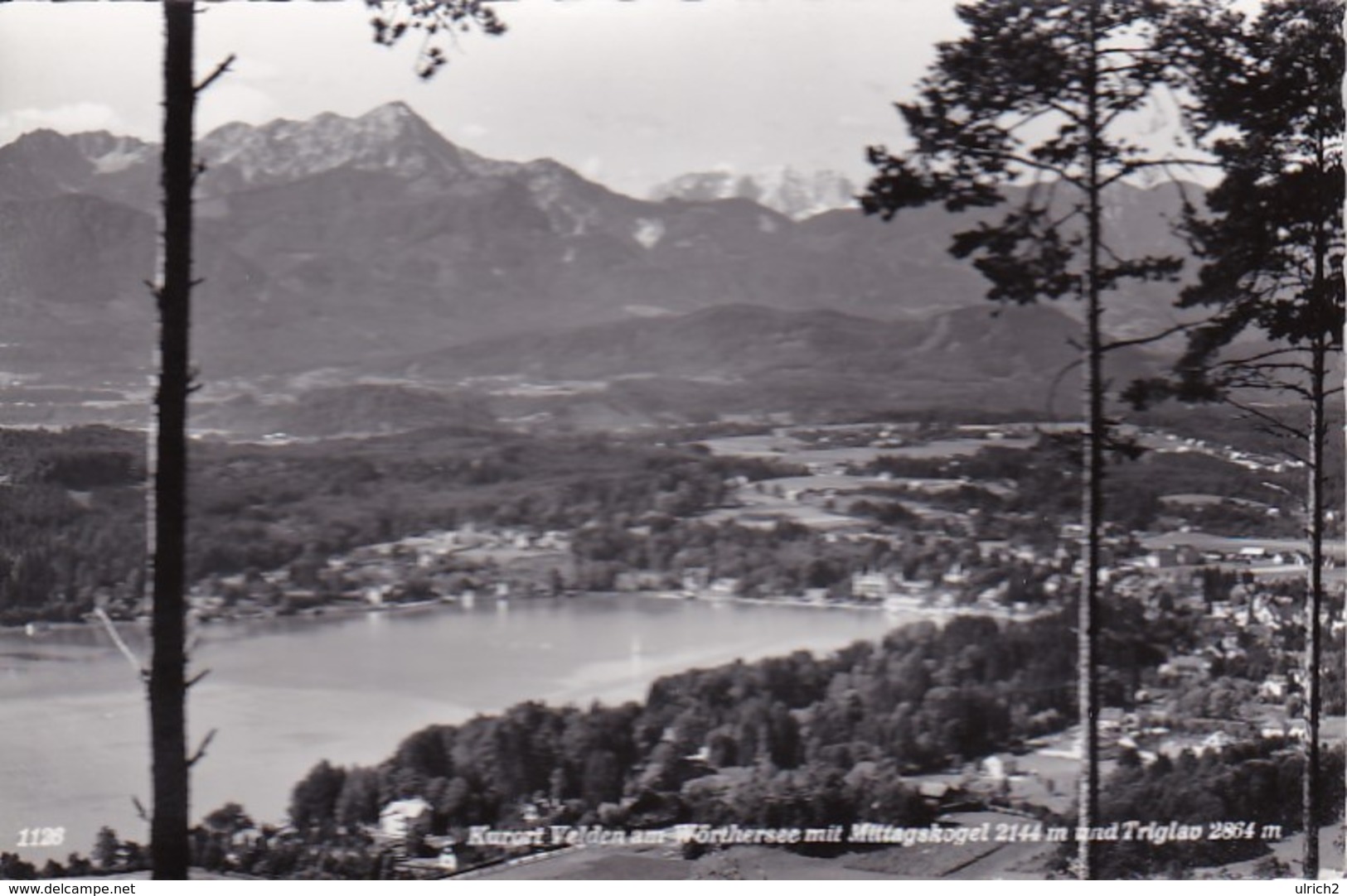 AK Kurort Velden Am Wörthersee Mit Mittagskogel Und Triglav (42367) - Velden