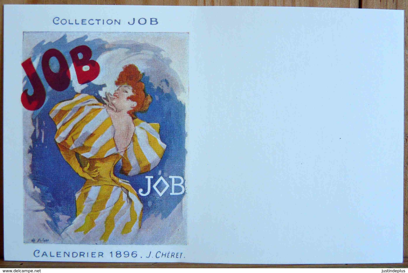 CHERET J. CIGARETTE JOB CALENDRIER 1896 (1902) ADECA NEUDIN 1978 TIRAGE N° 852/1000 - Chéret