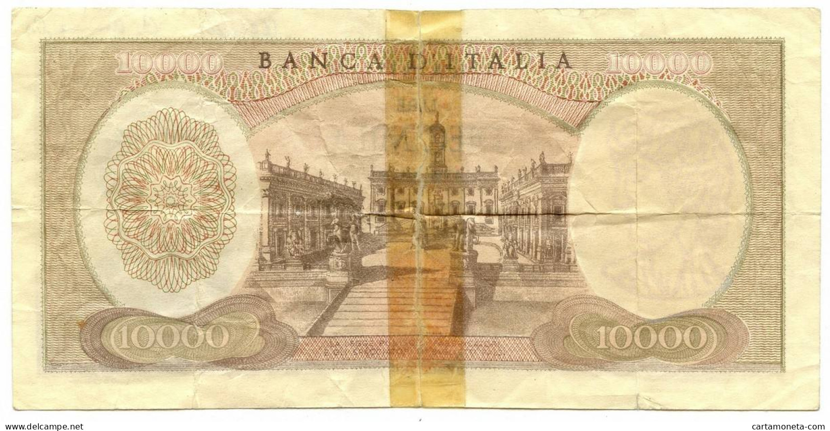 10000 LIRE FALSO D'EPOCA MICHELANGELO MEDUSA 03/07/1962 MB+ - [ 8] Specimen