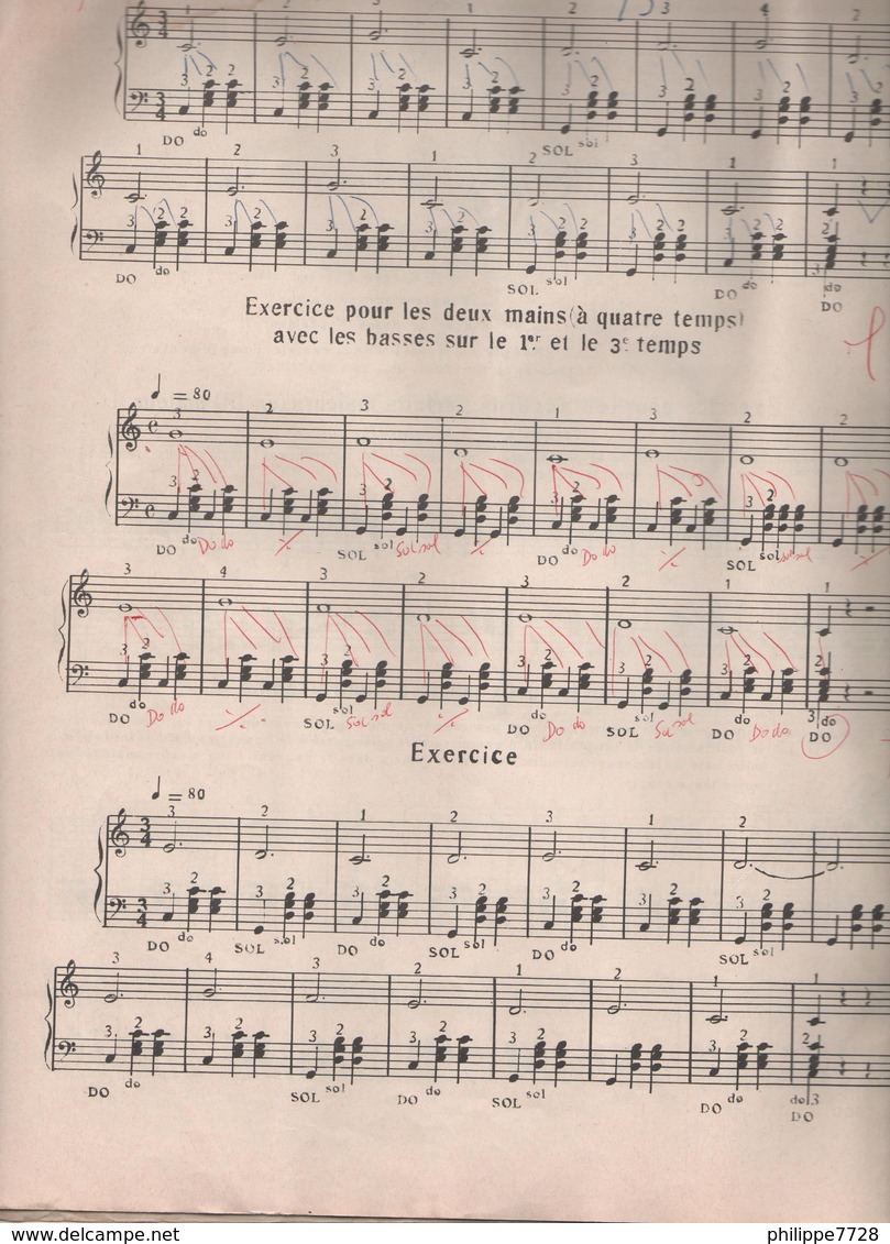 Méthode D' Accordéon Chromatique 1 ère Année Par Médard Ferrero  1968 - Opera