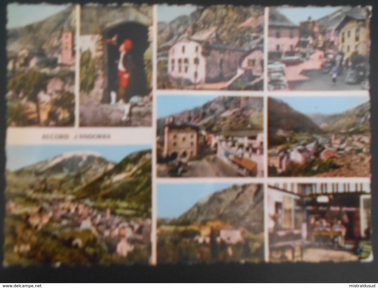 Andorre Français Carte D Andorre La Vielle 1960 Pour Clermont Ferrand - Brieven En Documenten