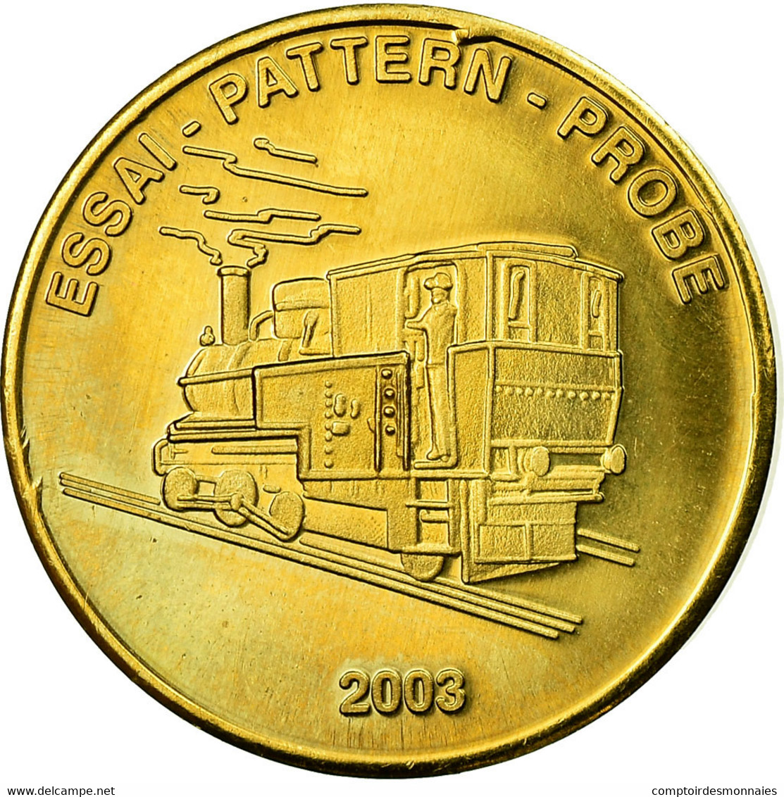 Suisse, Fantasy Euro Patterns, 20 Euro Cent, 2003, SUP, Laiton - Privatentwürfe