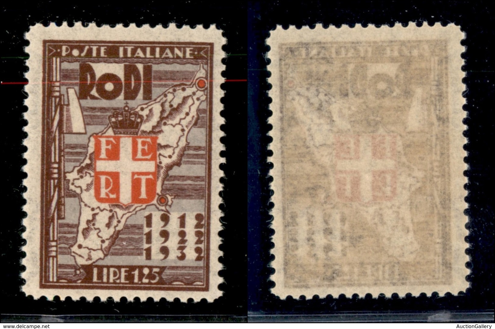 COLONIE - Egeo - 1932 - 1,25 Lire Ventennale (71) - Gomma Integra (30) - Autres & Non Classés