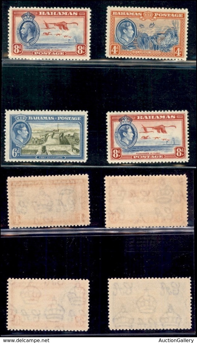 BAHAMAS - 1935/1938 - Giorgio V + Giorgio VI (99 + 113/115) - 4 Valori - Gomma Integra - Autres & Non Classés