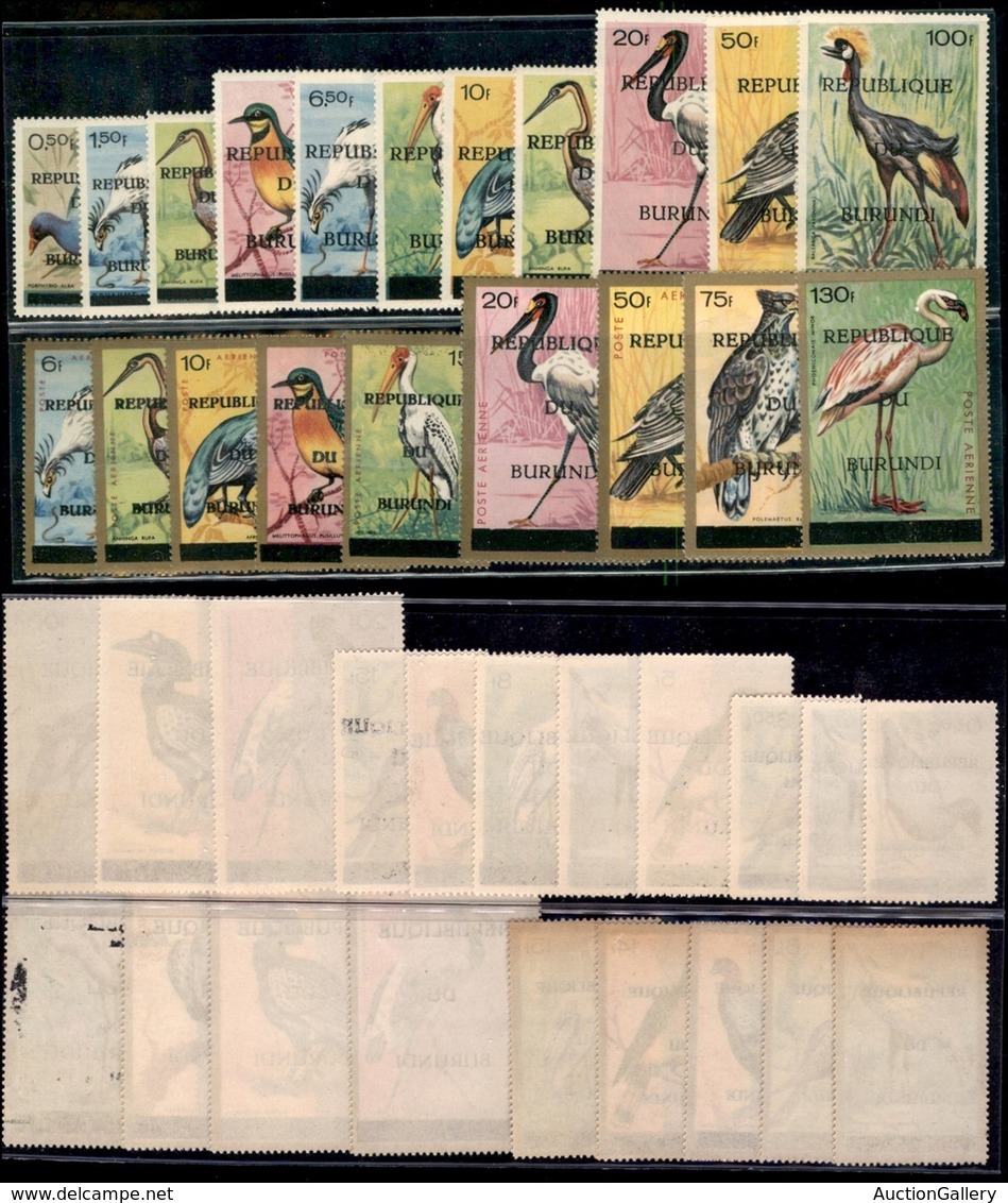 BURUNDI - 1967 - Uccelli Soprastampati (271/290) - Serie Completa - Gomma Integra (80) - Autres & Non Classés