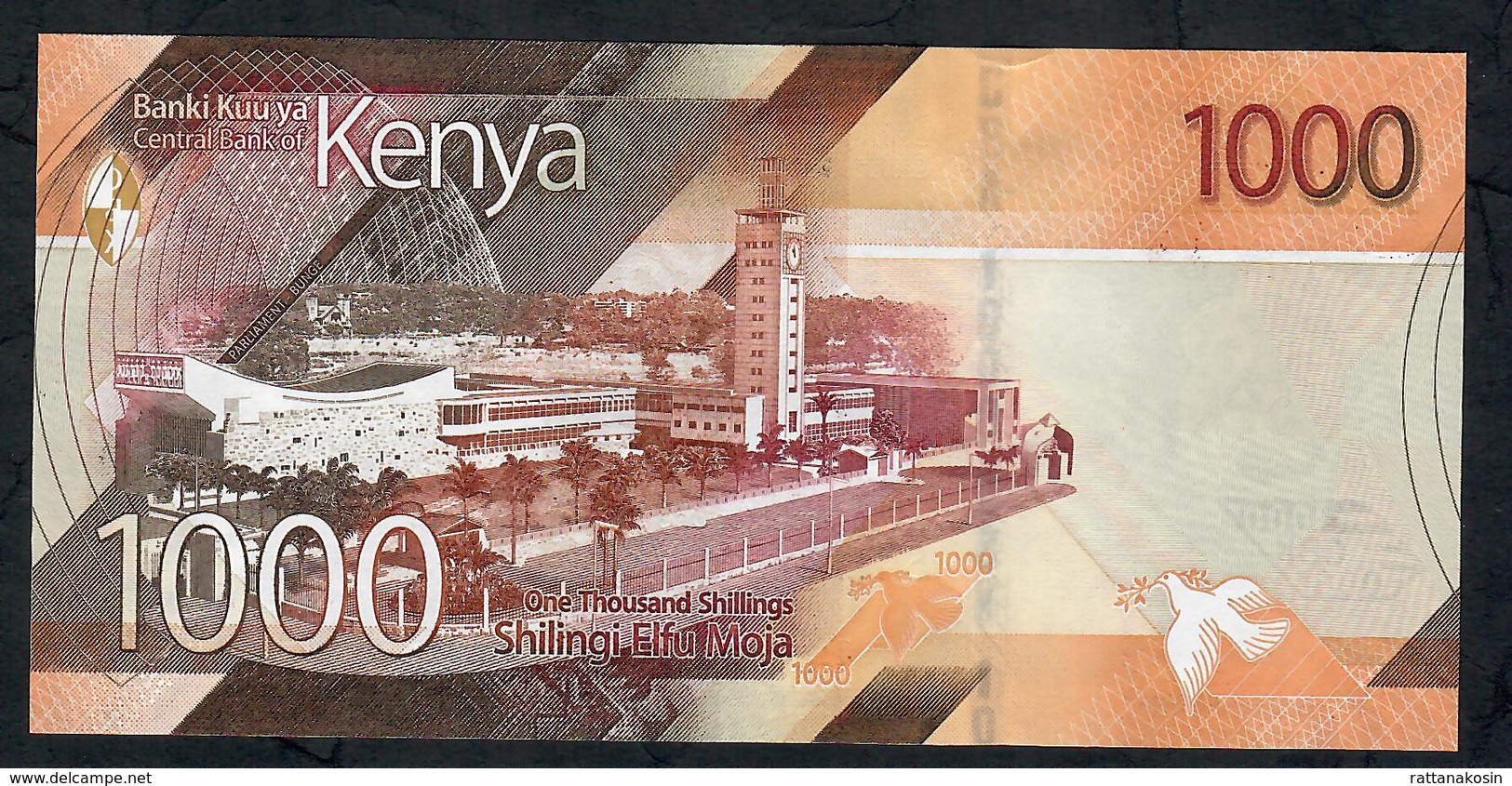 KENYA NLP 1000 SHILLINGI 2019 #AB UNC. - Kenia