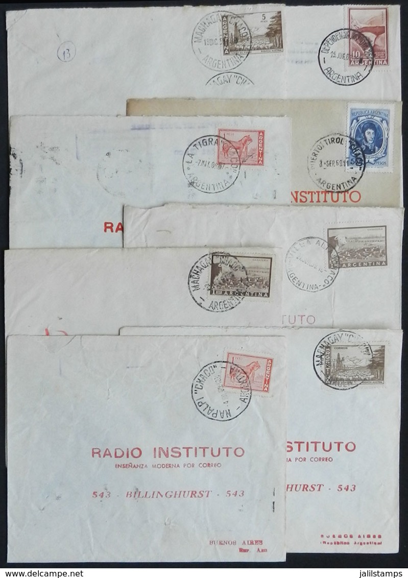 ARGENTINA: 8 Covers Mailed Between 1959/1969 From Various Towns In The Province Of CHACO To Buenos Aires, Varied Rates - Covers & Documents