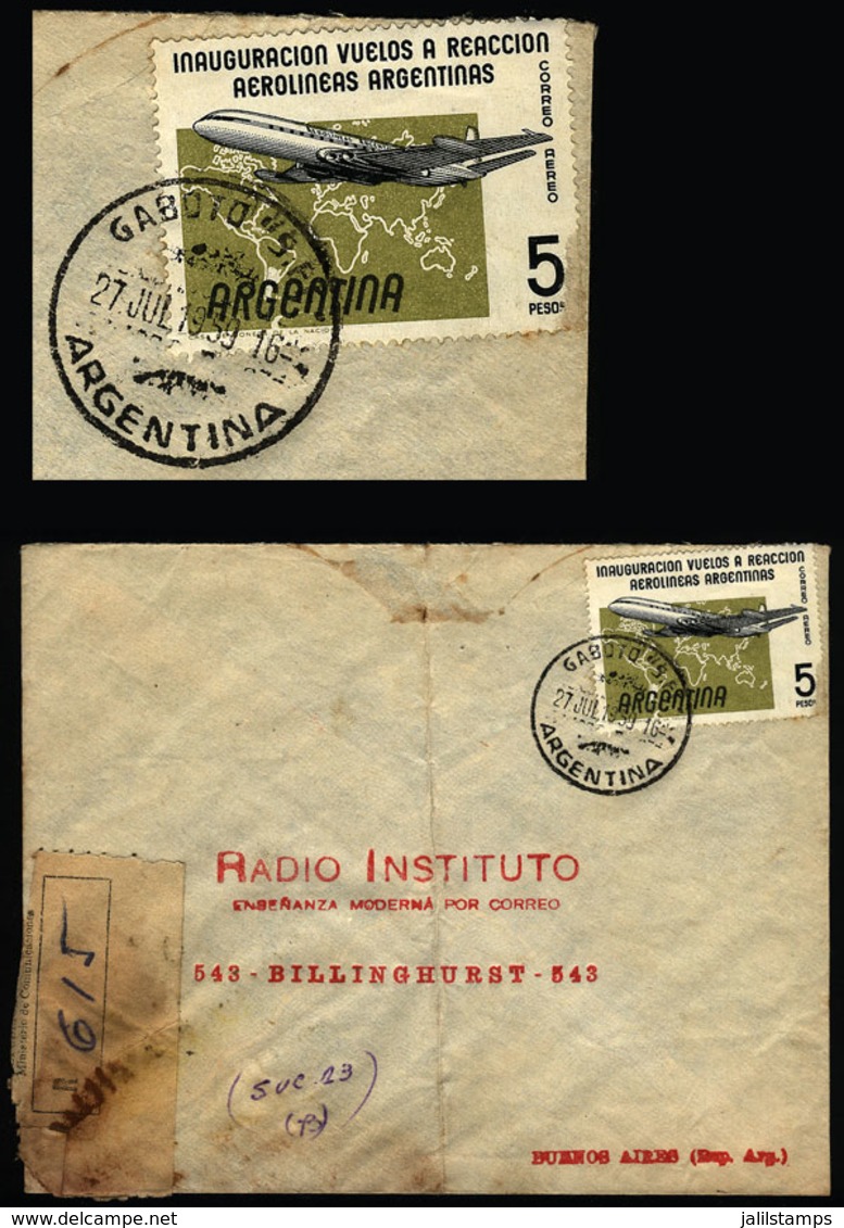 ARGENTINA: Cover Sent From GABOTO (Santa Fe) To Buenos Aires On 27/JUL/1959 - Covers & Documents