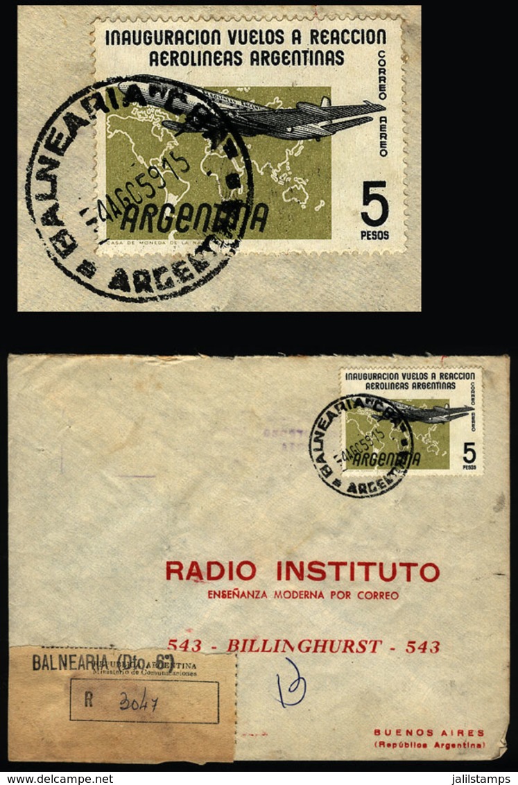 ARGENTINA: Cover With Postmark Of "BALNEARIA" (Córdoba) Sent To Buenos Aires On 4/AU/1959" - Covers & Documents