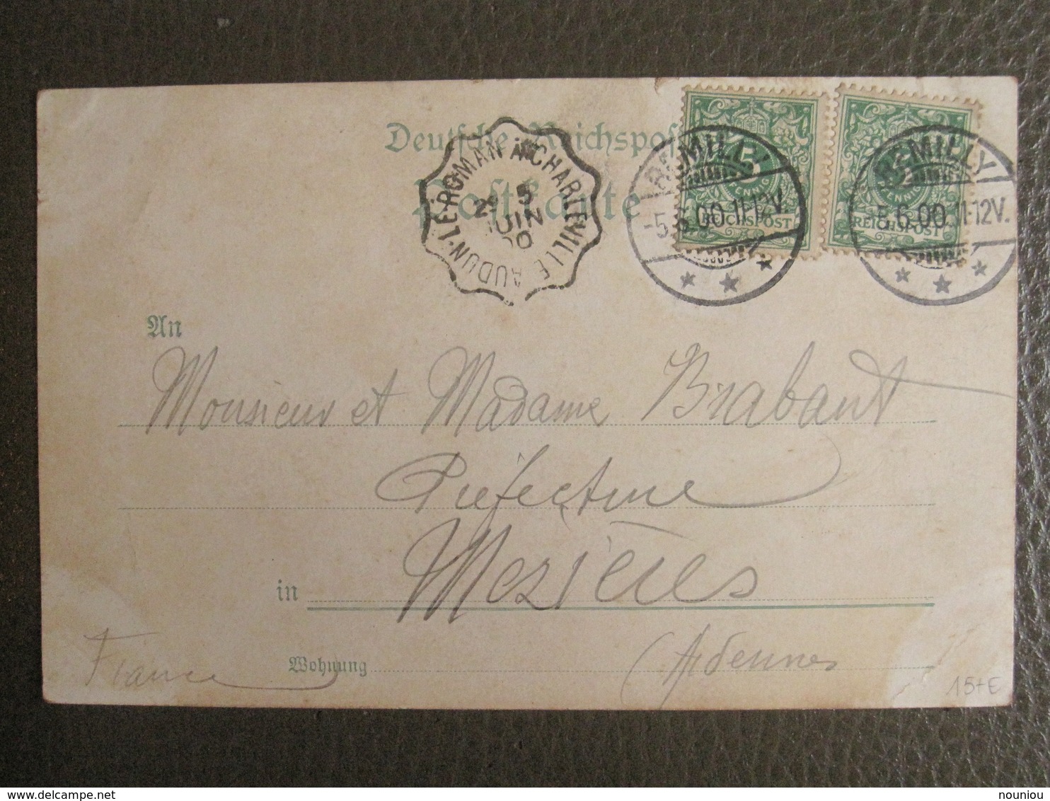 Postkarte Gruss Aus Remilly (Metz) - Schloss St Chrétienne Stadthaus - 1900 - Metz Campagne