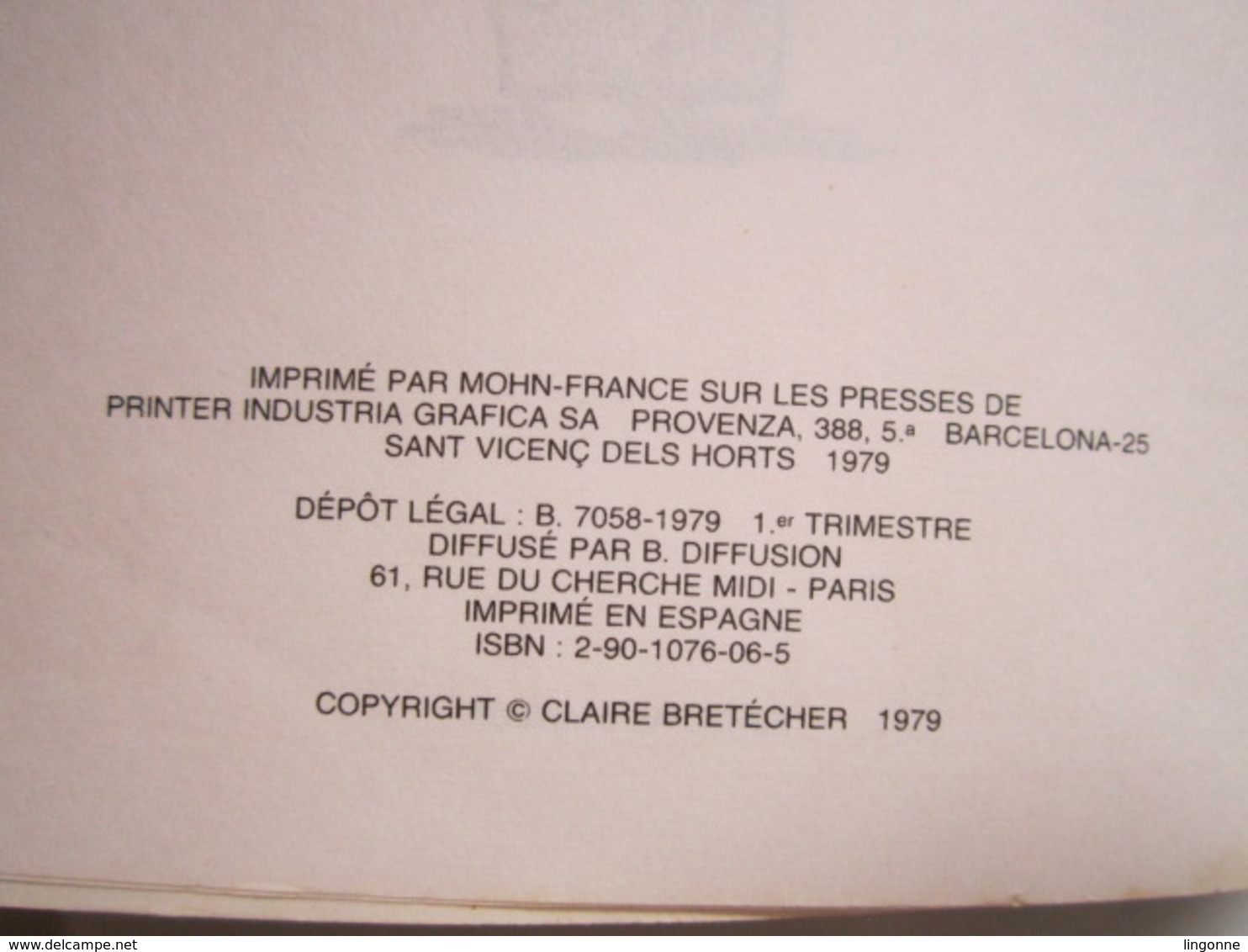 1979 Les Frustrés N°4. Frustrés 4 Claire BRETECHER - Brétecher