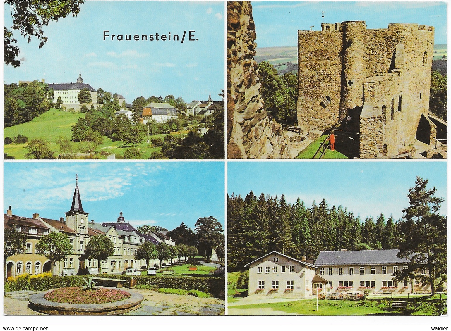 9202  FRAUENSTEIN / ERZG.  -  MEHRBILD    1977 - Frauenstein (Erzgeb.)