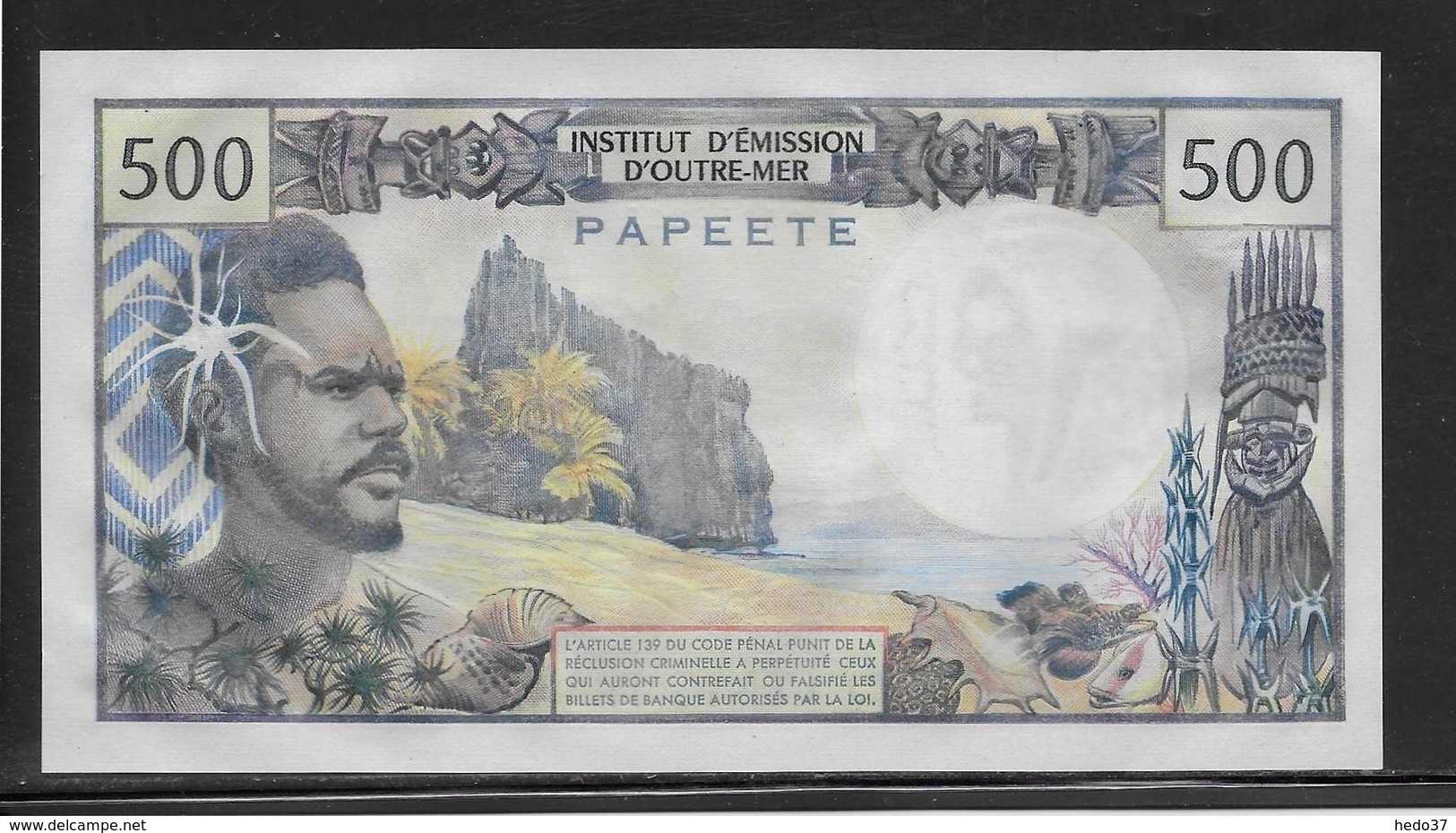 Tahiti - 500 Francs - Pick N°25d - NEUF - Other - Oceania