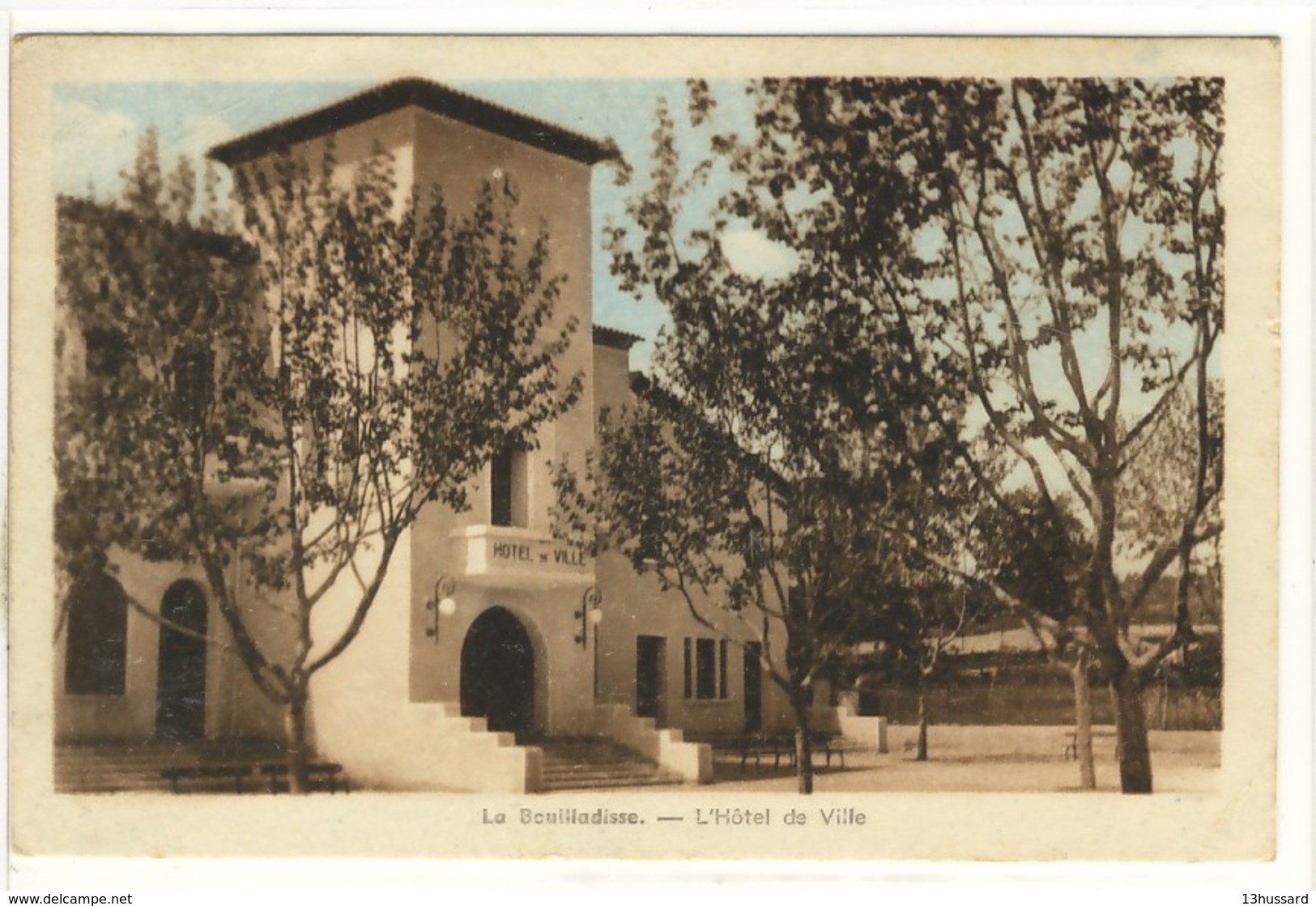 Carte Postale Ancienne La Bouilladisse - L"Hôtel De Ville - La Bouilladisse