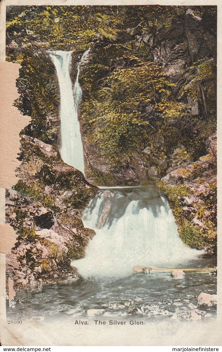 CPA - Picture Post Card - Alva. The Silver Glen. 1906 Chromo - Clackmannanshire