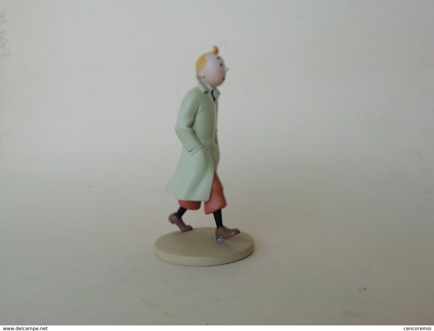 Figurine Tintin En Trench - Coat, Hergé - Moulinsart 2011, S - Tim & Struppi