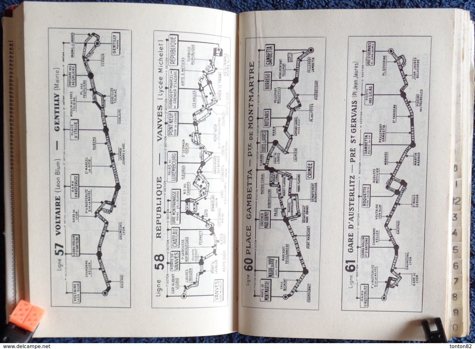 Plans De PARIS Par Arrondissement - Nomenclature  Des Rues Avec Station Du Métro La + Proche - A. Leconte éditeur - 1956 - Maps/Atlas