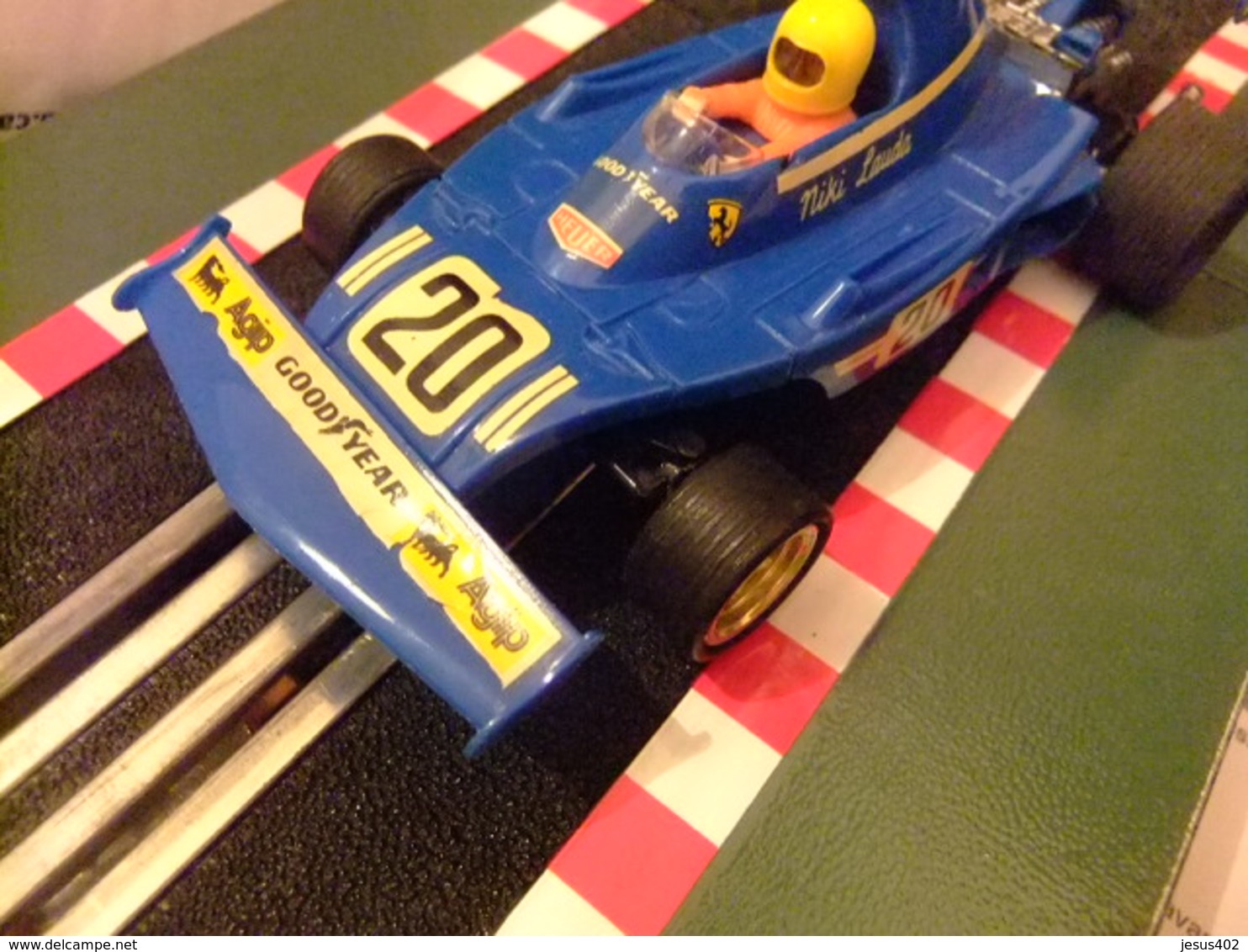 SCALEXTRIC EXIN FERRARI B3 F1 Azul  20 NIKI LAUDA Ref.4052 Made In Spain - Autorennbahnen