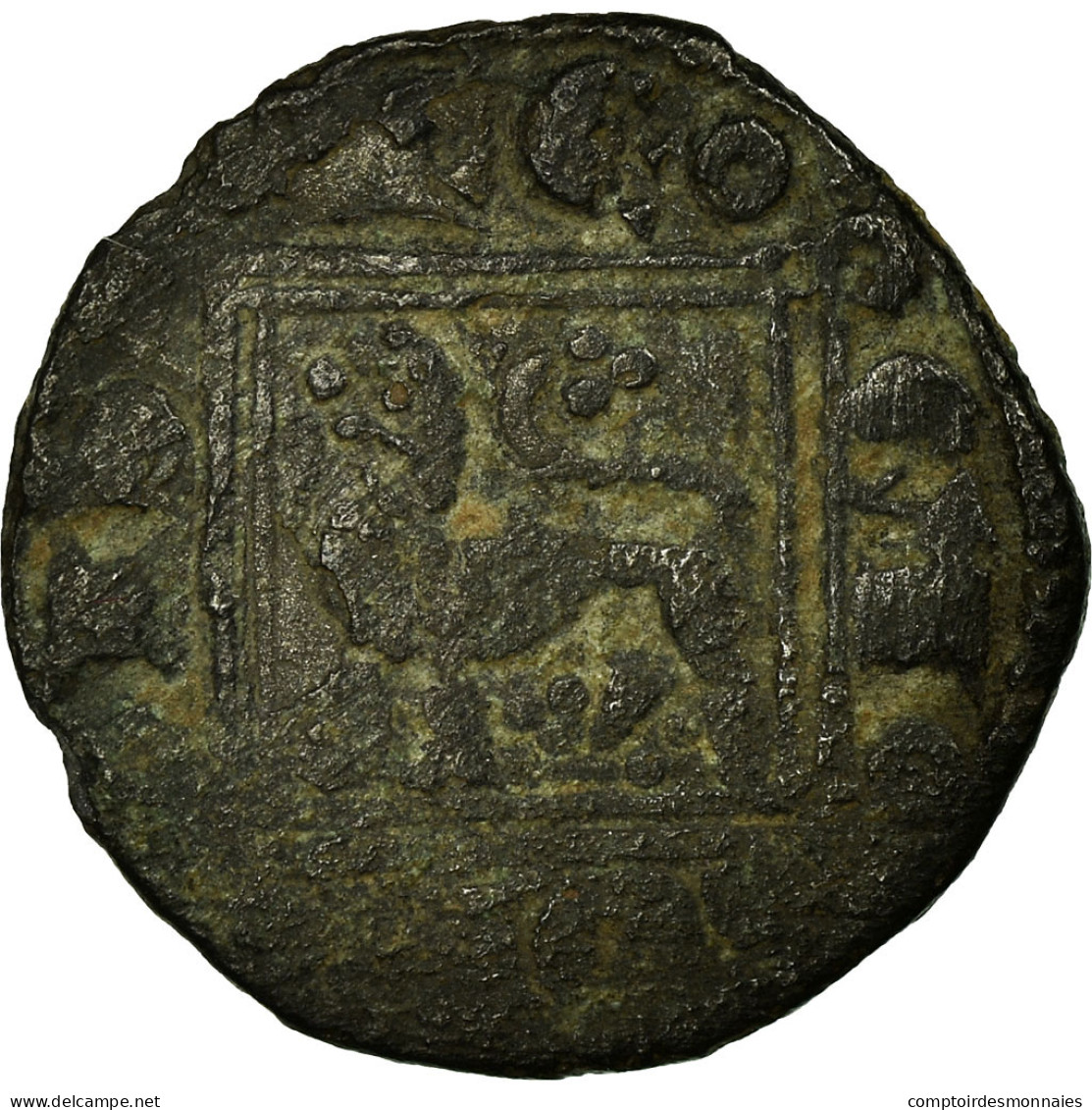 Monnaie, Espagne, Castille And Leon, Alfonso X, Obole, TTB, Billon - First Minting