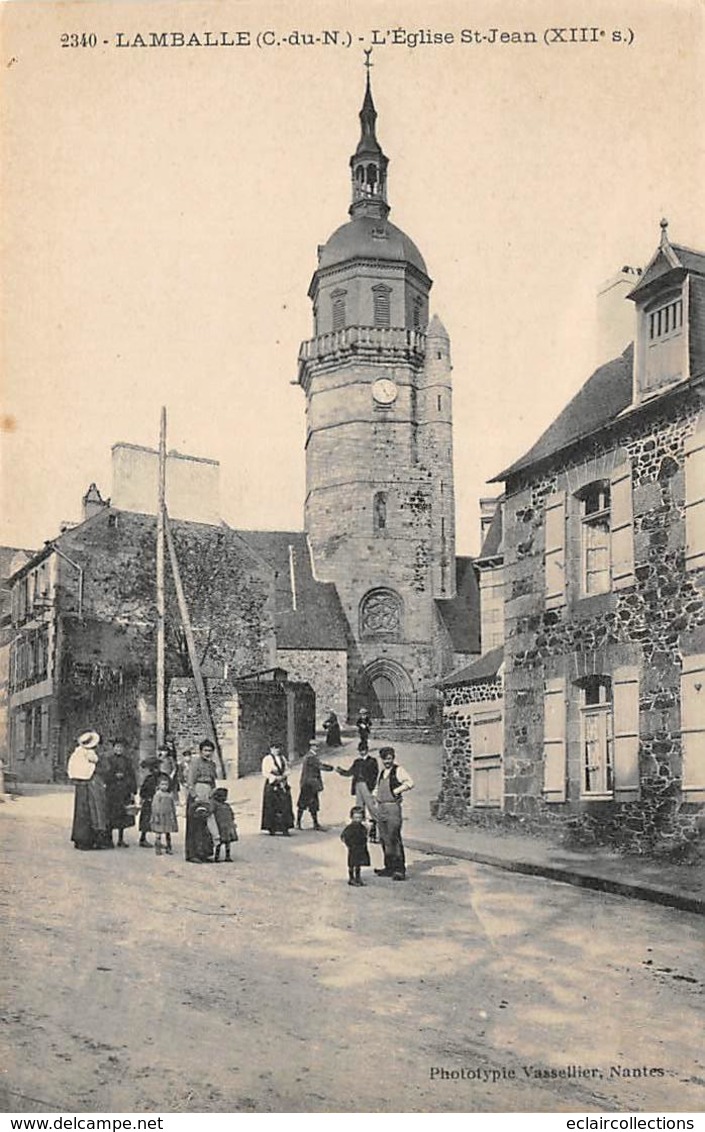 Lamballe        22        Eglise Saint Jean    (voir Scan) - Lamballe