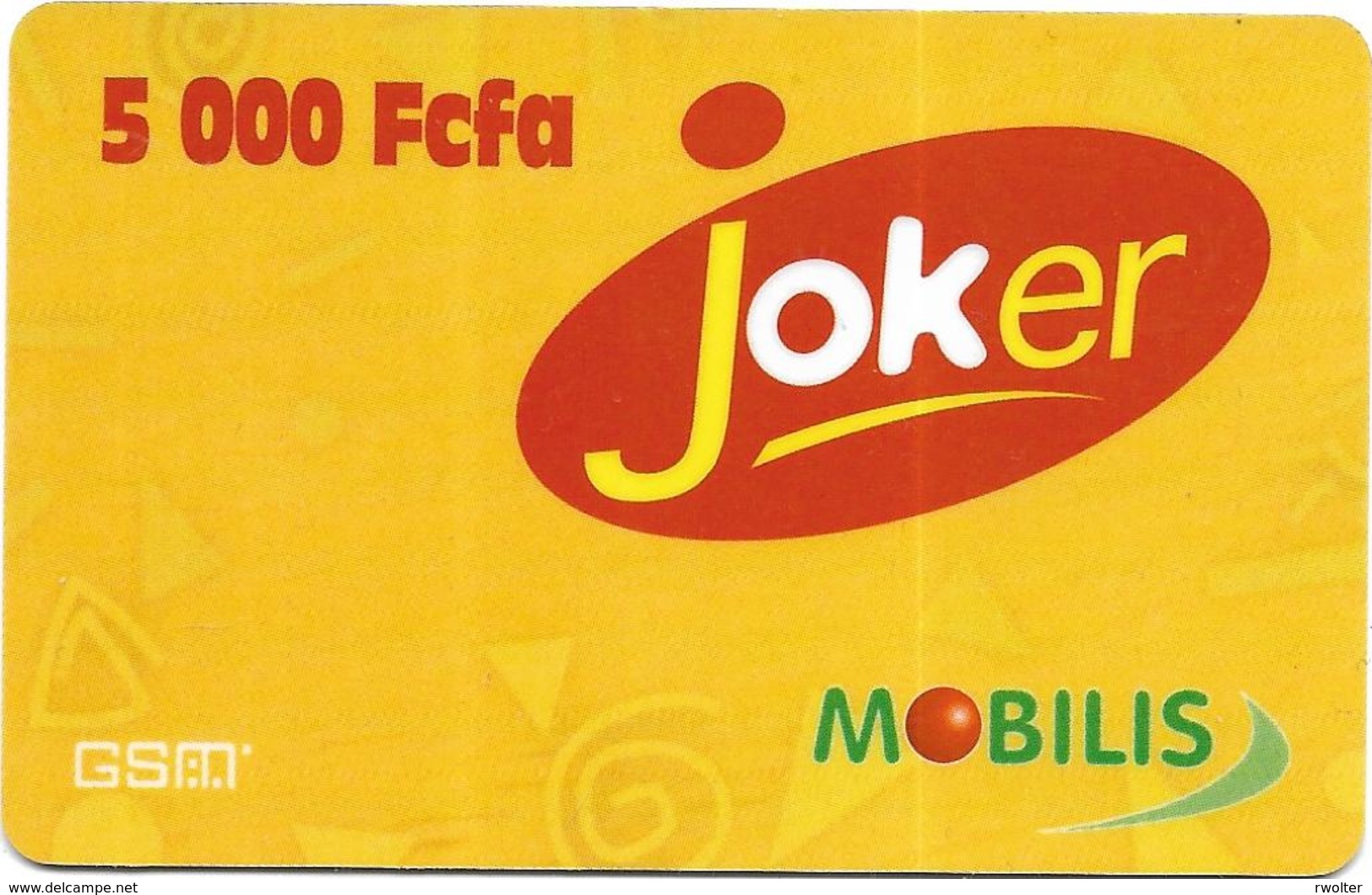 @+ Recharge Mobilis Joker Du Cameroun (5000 FCFA) - Kamerun