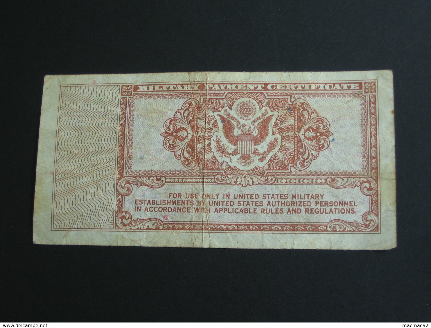Etats Unis - 5 Cents - Military Payment Certificate - Série 472    **** EN ACHAT IMMEDIAT **** - 1948-1951 - Series 472