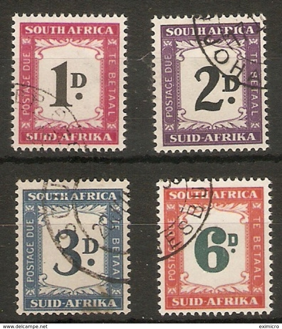 SOUTH AFRICA 1950 - 1952 POSTAGE DUE SET BETWEEN  SG D39 AND SG D43 FINE USED Cat £10 - Segnatasse