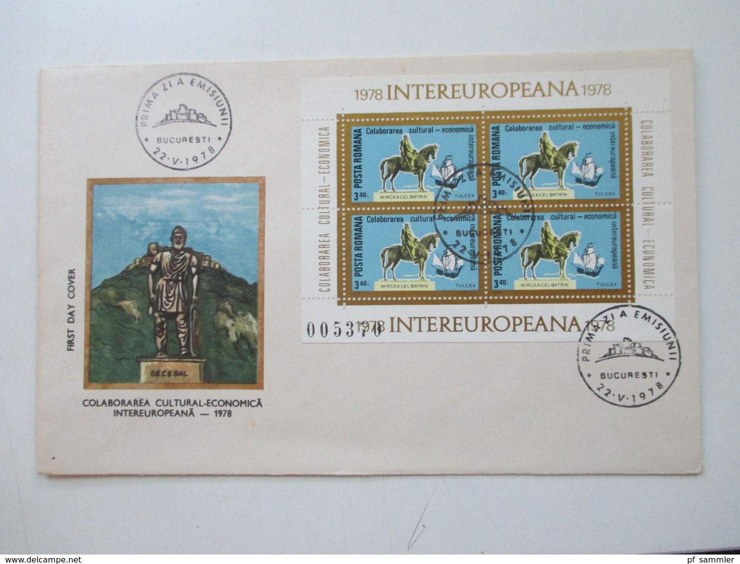 Rumänien 1976 - 85 FDC Mit Den Intereuropa Blocks Insgesamt 20 Belege + 4 Weitere FDC Z.B. Block 271 - Lettres & Documents