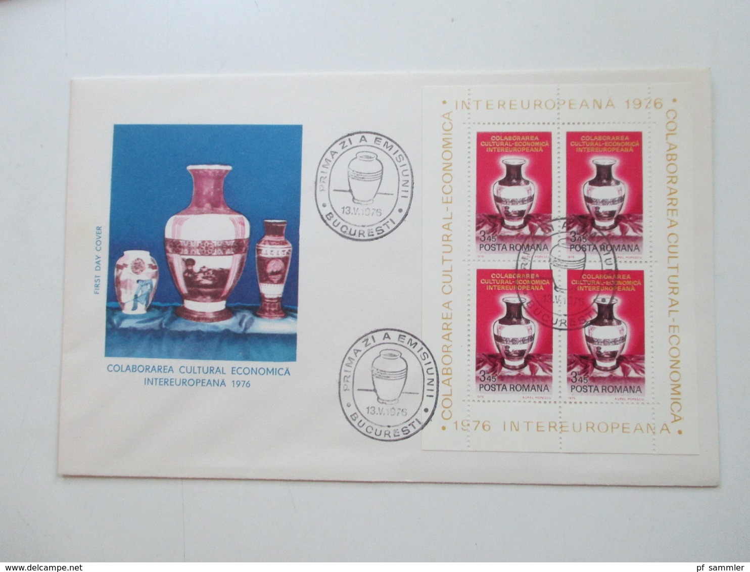 Rumänien 1976 - 85 FDC Mit Den Intereuropa Blocks Insgesamt 20 Belege + 4 Weitere FDC Z.B. Block 271 - Lettres & Documents